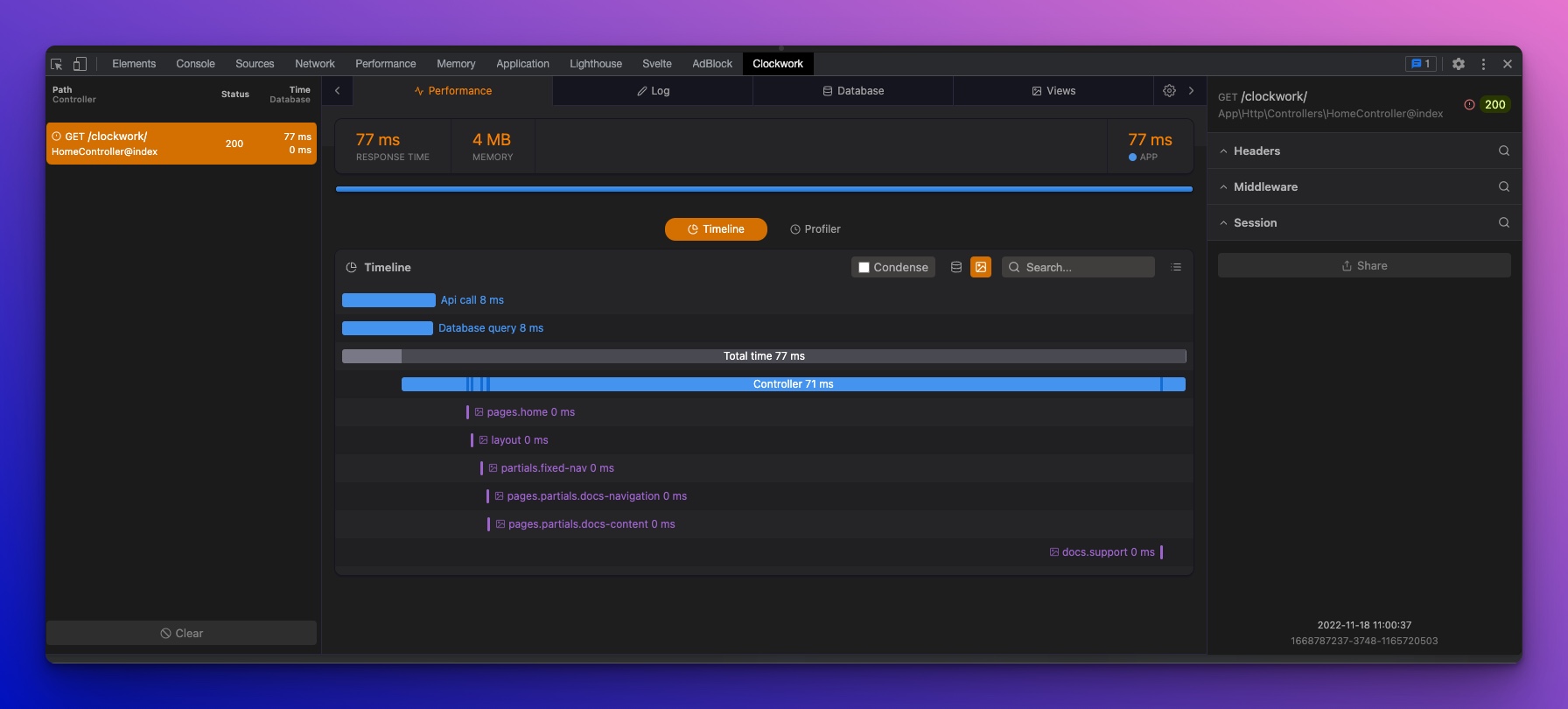 Clockwork UI