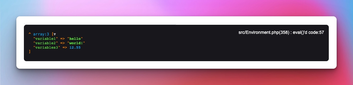 debug from twig